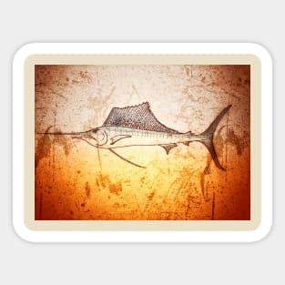 Vintage Sailfish Sticker